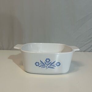 Vintage 1980’s CorningWare Corn Flower Baking Dish 1 3/4 QT.